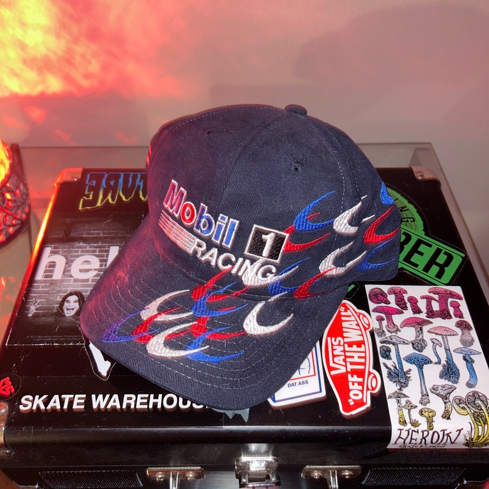 Vintage mobile one rusty wallace snap back